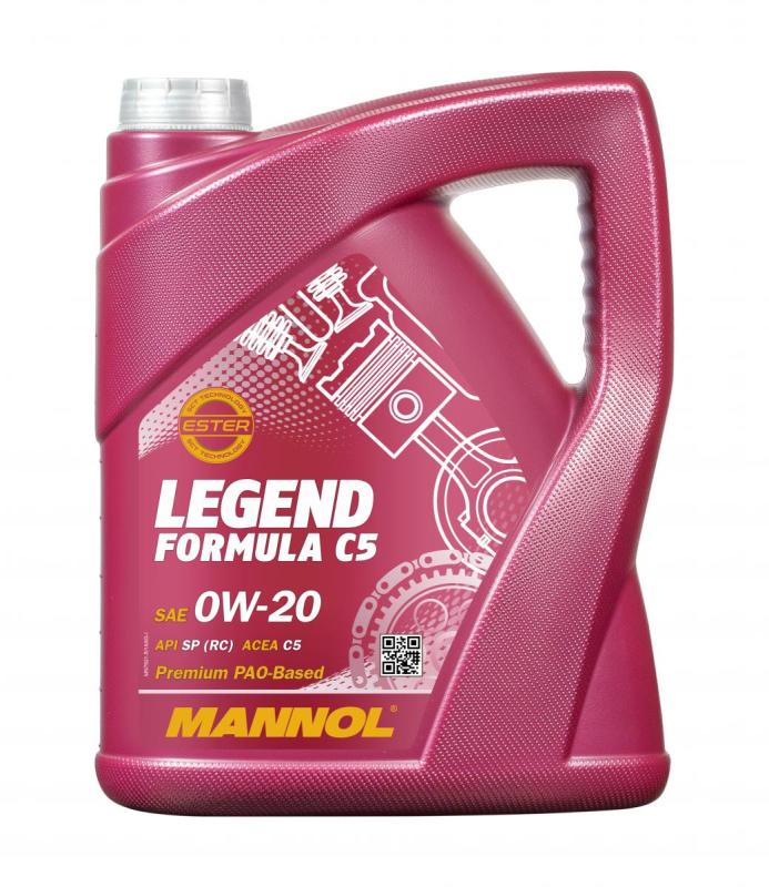 7921 MANNOL LEGEND FORMULA C5 0W20 5 л. Синтетическое моторное масло 0W-20