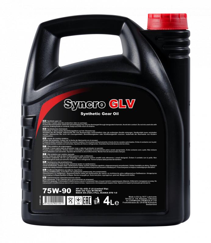 8801 CHEMPIOIL SYNCRO GLV 75W90 4 л. Синтетическое трансмиссионное масло 75W-90