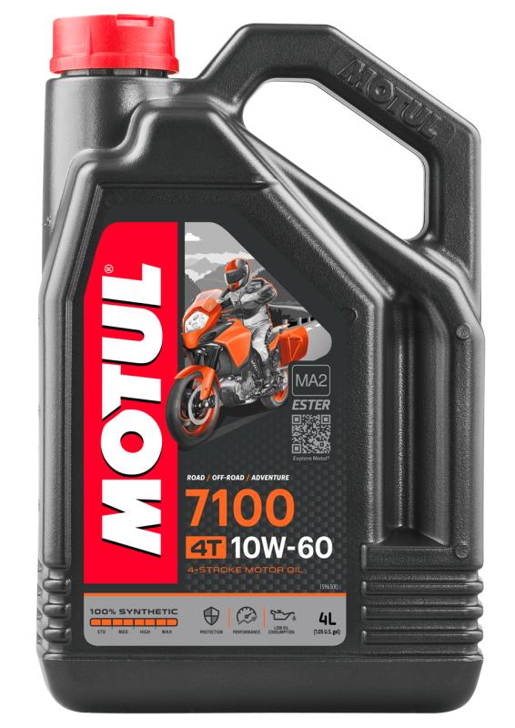 MOTUL 7100 4T 10W60 4 л. Синтетическое моторное масло 10W-60