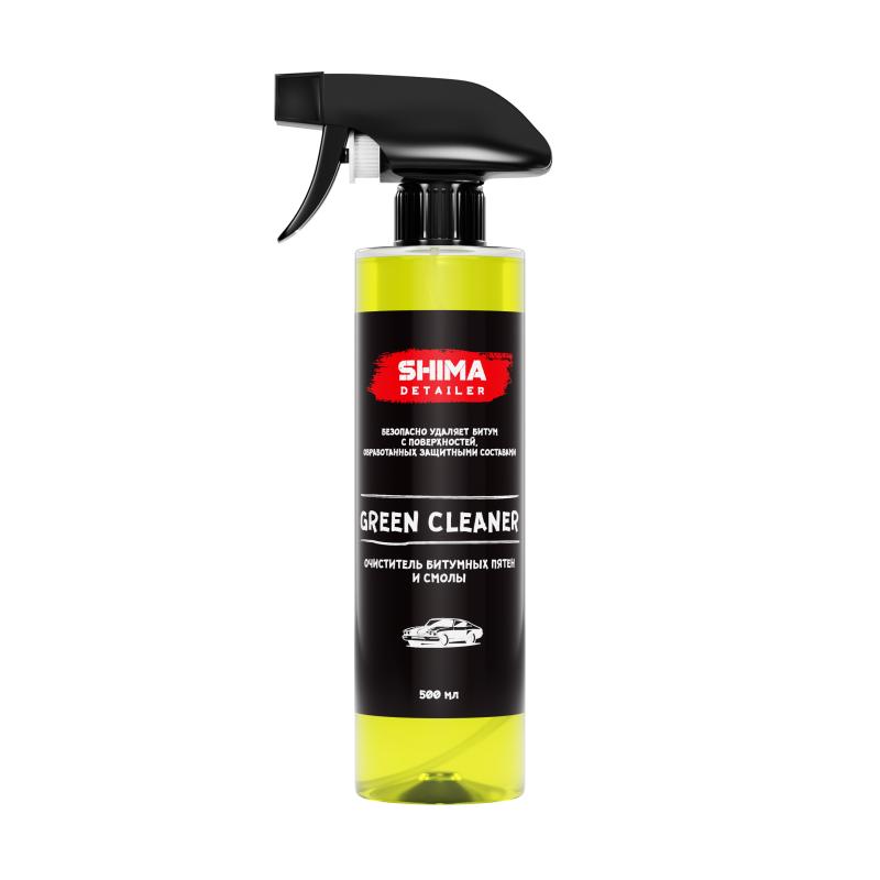 SHIMA DETAILER "GREEN CLEANER" 500 мл. Очиститель битумных пятен и смолы