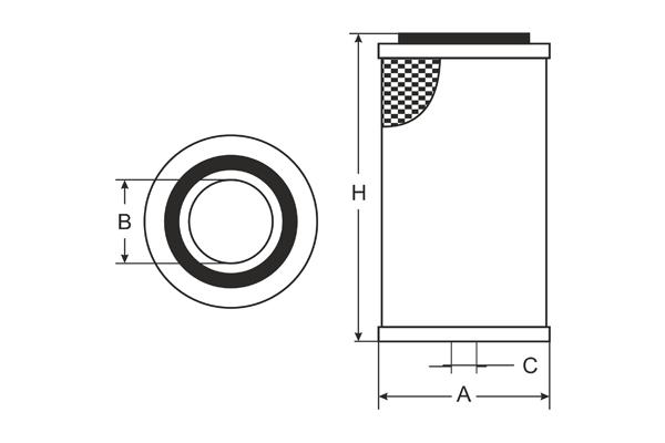 SCT SB 3306 Воздушный фильтр SB3306