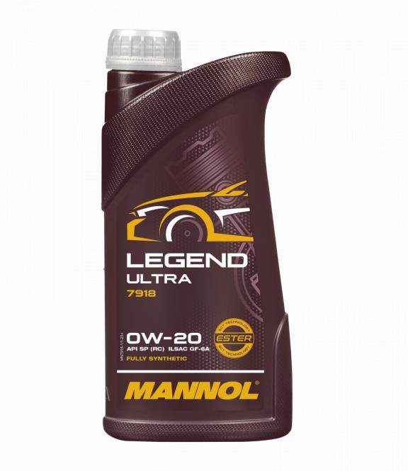 7918 MANNOL LEGEND ULTRA 0W20 1 л. Синтетическое моторное масло 0W-20