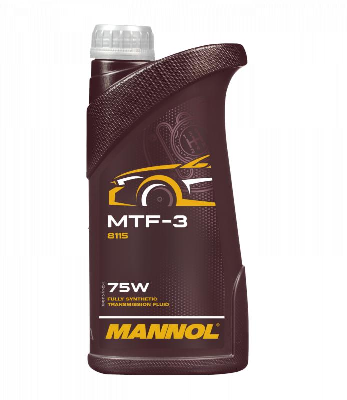 8115 MANNOL MTF-3 1 л. Синтетическое трансмисcионное масло