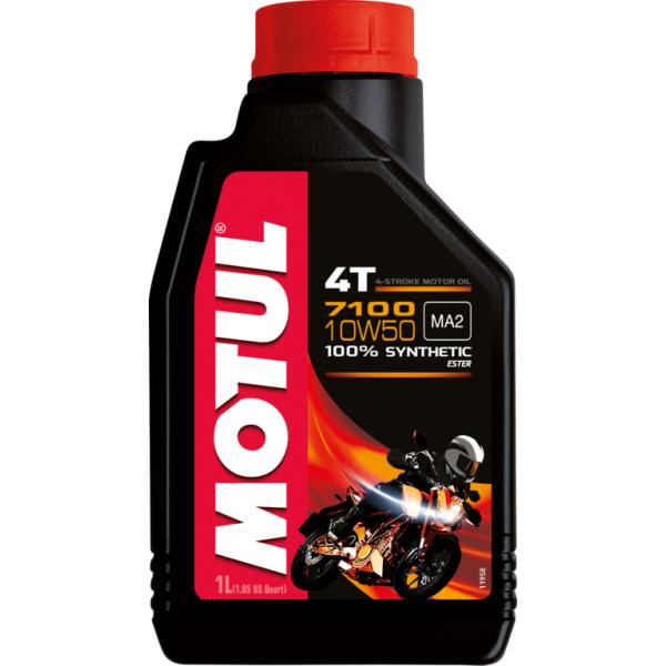 MOTUL 7100 4T 10W50 1 л. Синтетическое моторное масло 10W-50