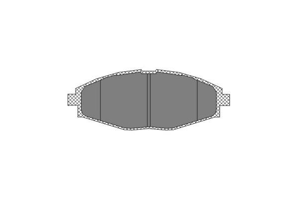 SCT SP 213 Тормозные колодки (комплект 4 шт.) SP213