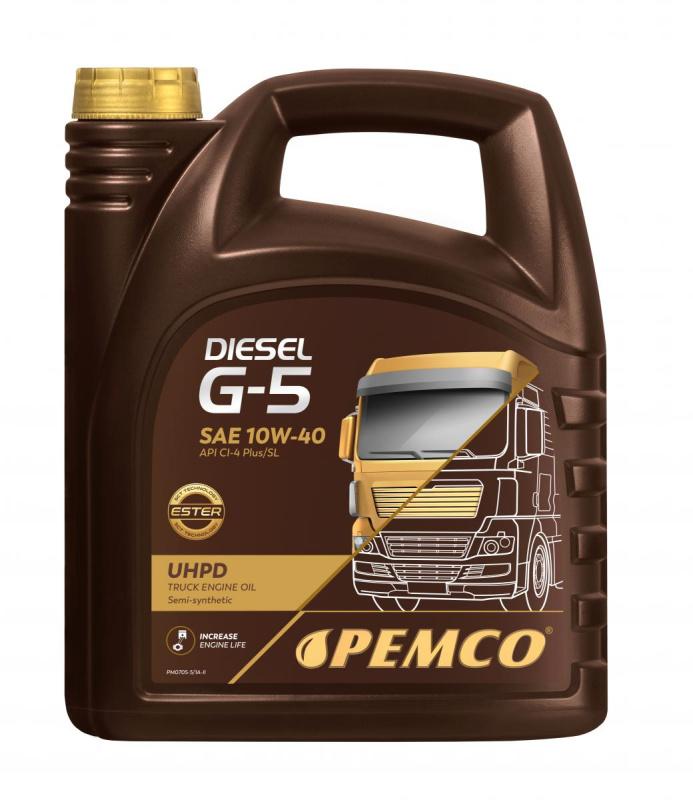 PEMCO G-5 DIESEL UHPD 10W40 5 л. Полусинтетическое моторное масло 10W-40