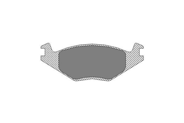 SCT SP 116 Тормозные колодки (комплект 4 шт.) SP116