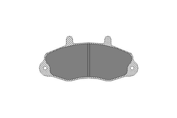 SCT SP 173 Тормозные колодки (комплект 4 шт.) SP173