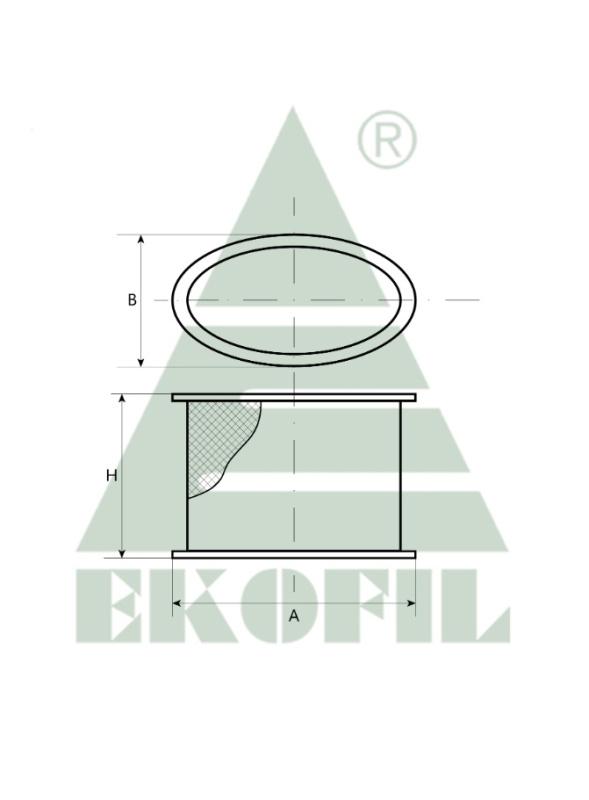 EKO-01.696 EKOFIL Воздушный фильтр EKO01696