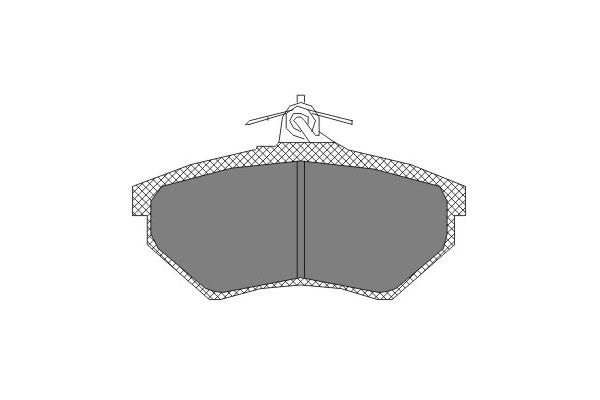 SCT SP 137 Тормозные колодки (комплект 4 шт.) SP137