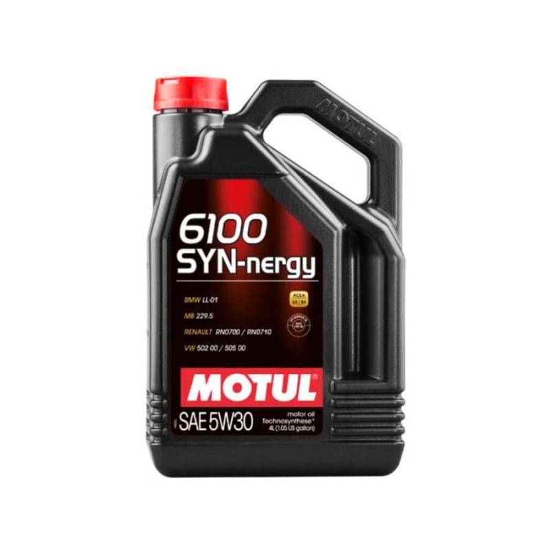 MOTUL 6100 SYN-NERGY 5W30 4 л. Синтетическое моторное масло 5W-30