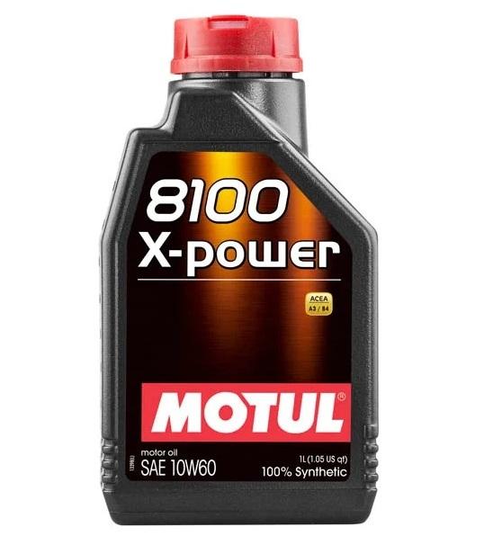 MOTUL 8100 X-POWER 10W60 1 л. Синтетическое моторное масло 10W-60