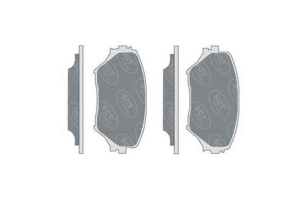SCT SP 308 Тормозные колодки (комплект 4 шт.) SP308