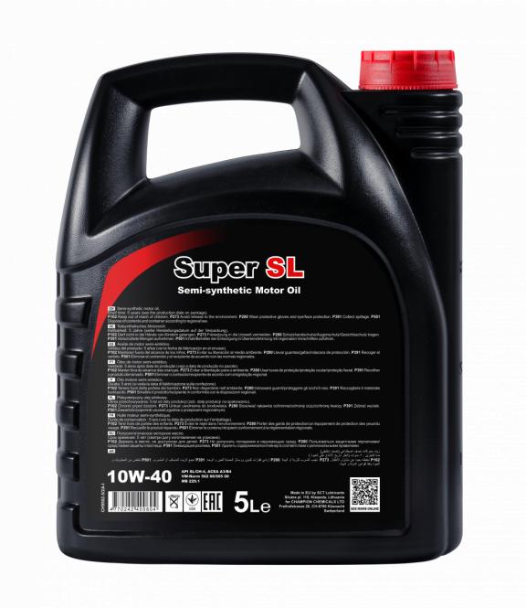 9502 CHEMPIOIL SUPER SL 10W40 5 л. Полусинтетическое моторное масло 10W-40