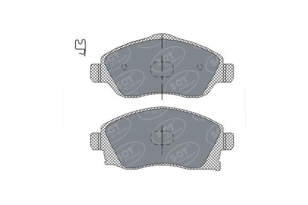 SCT SP 320 Тормозные колодки (комплект 4 шт.) SP320