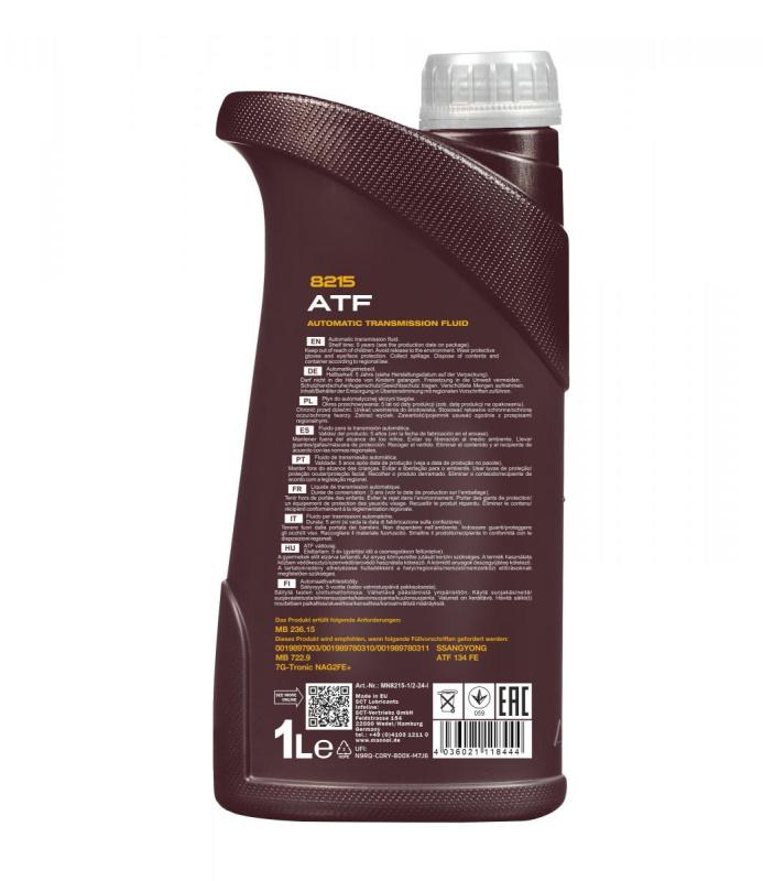 8215 MANNOL ATF SPECIAL FLUID 236.15 1 л. Синтетическая трансмиссионная жидкость