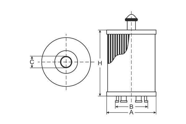 SCT SH 4091 Масляный фильтр SH4091