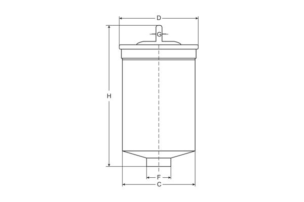 SCT ST 6160 Топливный фильтр ST6160