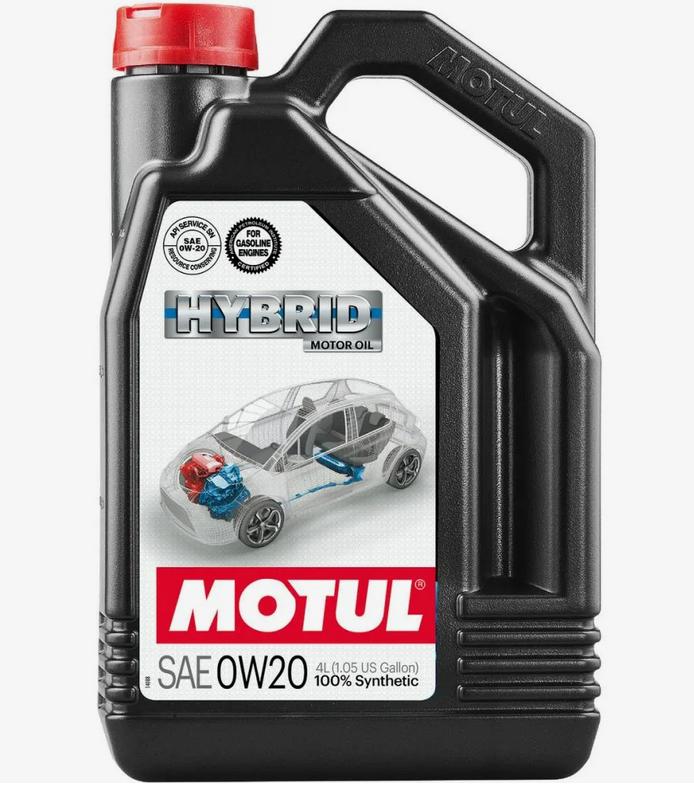 MOTUL HYBRID 0W20 4 л. Синтетическое моторное масло 0W-20