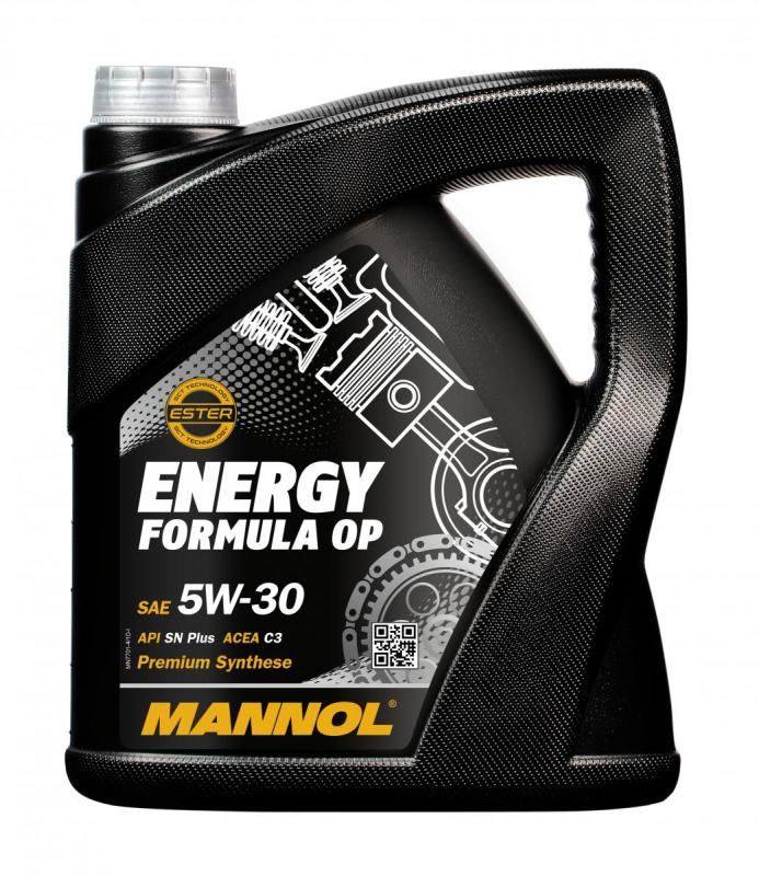 7701 MANNOL ENERGY FORMULA OP 5W30 4 л. Синтетическое моторное масло 5W-30