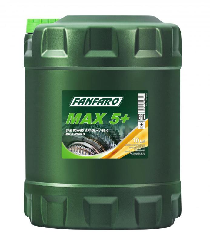 qqqq8705 FANFARO MAX 5+ 80W90 10 л. Минеральное трансмиссионное масло 80W-90