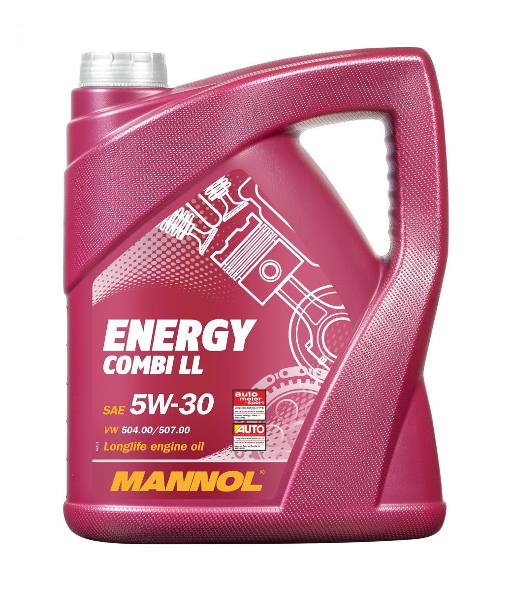 7907 MANNOL ENERGY COMBI LL 5W30 5 л. Синтетическое моторное масло 5W-30 7907 MANNOL ENERGY COMBI LL 5W30 5 л. Синтетическое моторное масло 5W-30