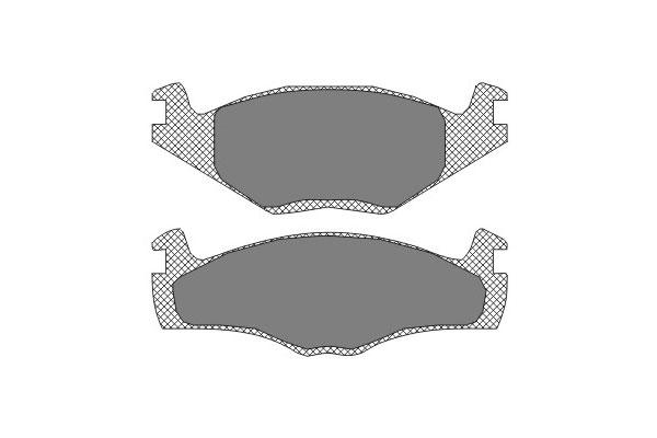 SCT SP 115 Тормозные колодки (комплект 4 шт.) SP115