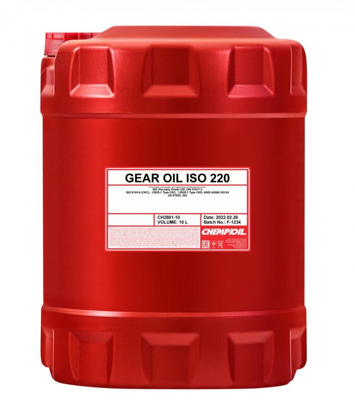 2801 CHEMPIOIL GEAR OIL ISO 220 10 л. Минеральное трансмиссионное масло 