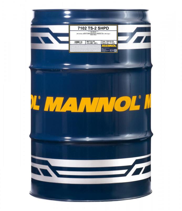 7102 MANNOL TS-2 SHPD 20W50 208 л. Моторное масло 20W-50