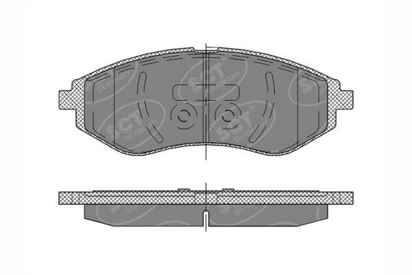 SCT SP 290 Тормозные колодки (комплект 4 шт.) SP290