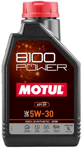 MOTUL 8100 POWER 5W30 1 л. Синтетическое моторное масло 5W-30