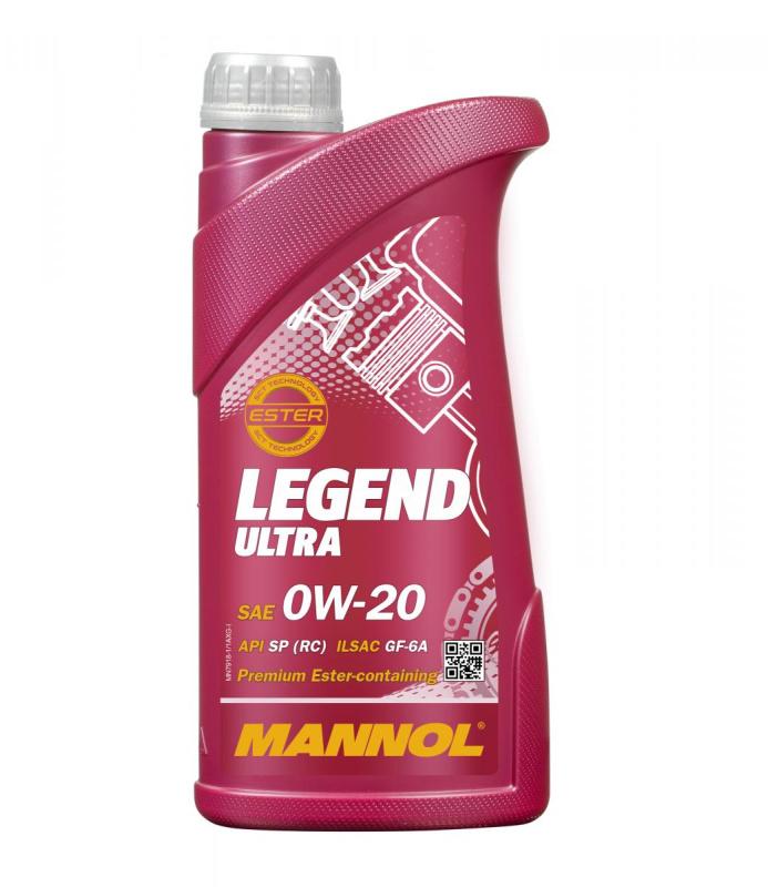 7918 MANNOL LEGEND ULTRA 0W20 1 л. Синтетическое моторное масло 0W-20