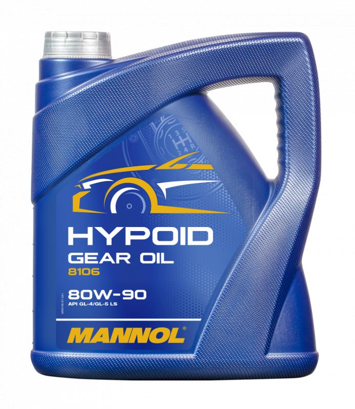 8106 MANNOL HYPOID GETRIEBEOEL 80W90 4 л. Трансмиссионное масло 80W-90