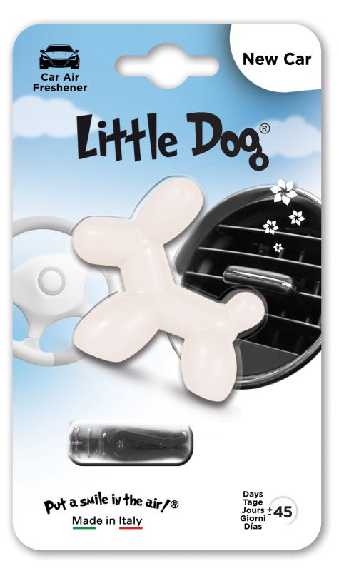 DRIVE INT LITTLE DOG NEW CAR (НОВАЯ МАШИНА) - WHITE. Автомобильный освежитель воздуха