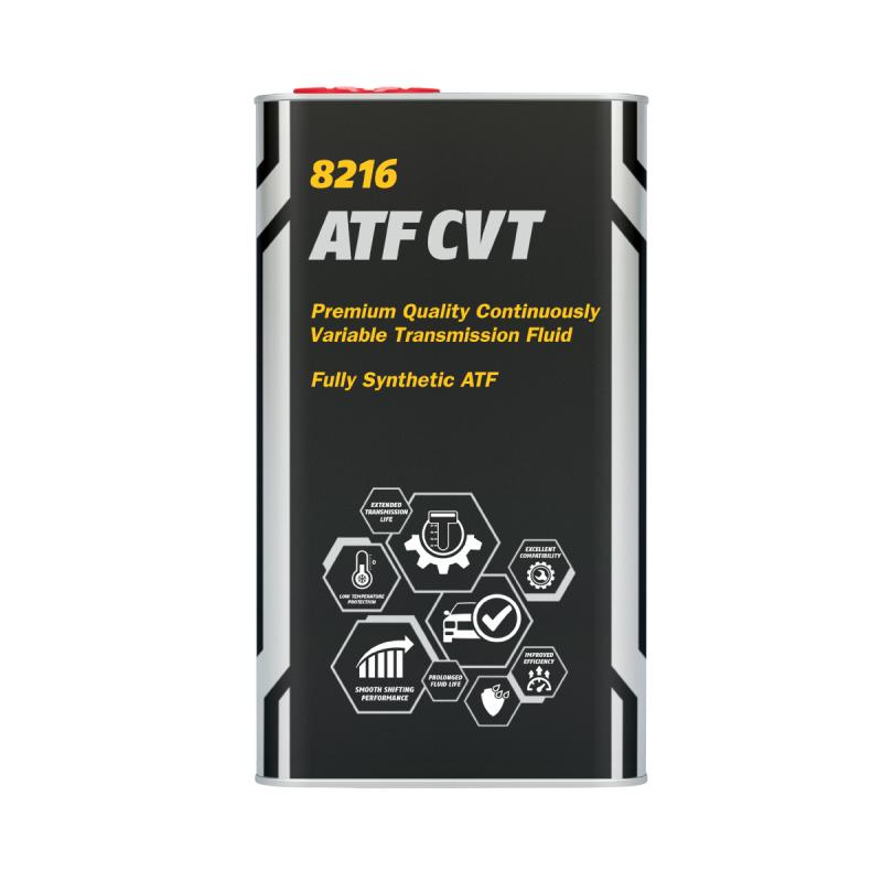 8216 MANNOL ATF CVT 4 л. (Metal) Синтетическое трансмиссионное масло