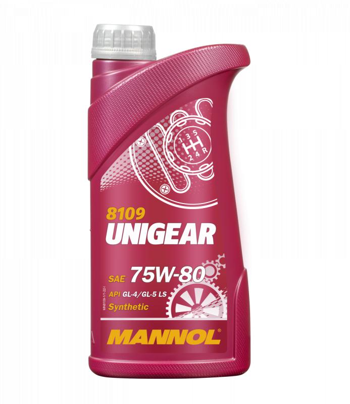 8109 MANNOL UNIGEAR 75W80 1 л. Синтетическое трансмиссионное масло 75W-80