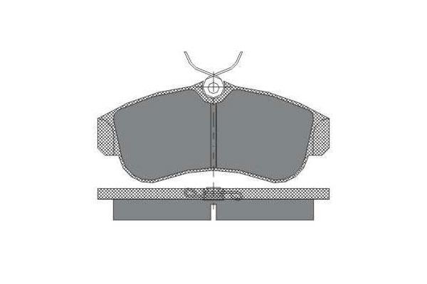 SCT SP 157 Тормозные колодки (комплект 4 шт.) SP157