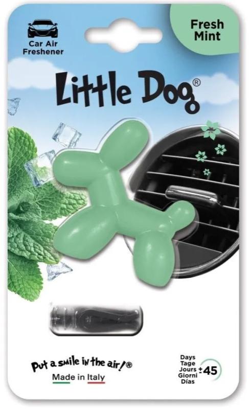 DRIVE INT LITTLE DOG FRESH MINT (СВЕЖАЯ МЯТА) - LIME GREEN. Автомобильный освежитель воздуха