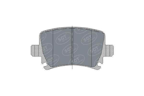 SCT SP 321 Тормозные колодки (комплект 4 шт.) SP321