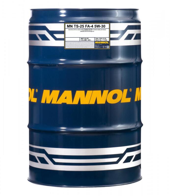 7125 MANNOL TS-25 FA-4 5W30 208 л. Синтетическое моторное масло 5W-30