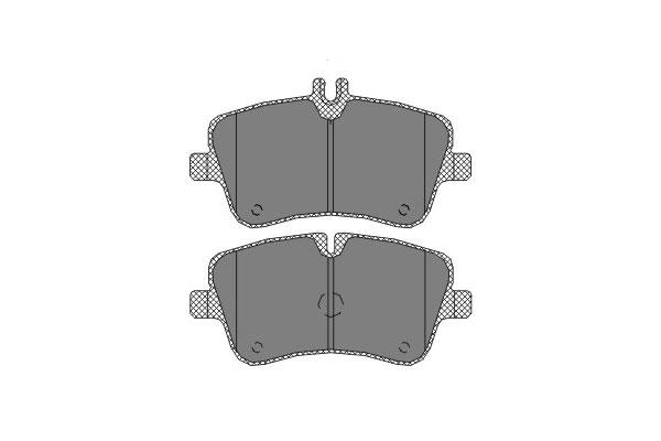 SCT SP 246 Тормозные колодки (комплект 4 шт.) SP246