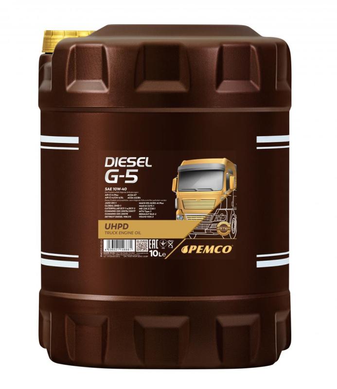 PEMCO G-5 DIESEL UHPD 10W40 10 л. Полусинтетическое моторное масло 10W-40