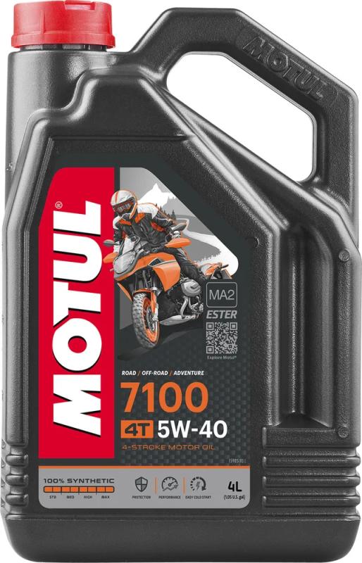 MOTUL 7100 4T 5W40 4 л. Синтетическое моторное масло 5W-40