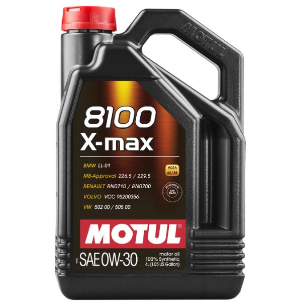 MOTUL 8100 X-CLEAN+ EFE 0W30 4 л. Синтетическое моторное масло 0W-30