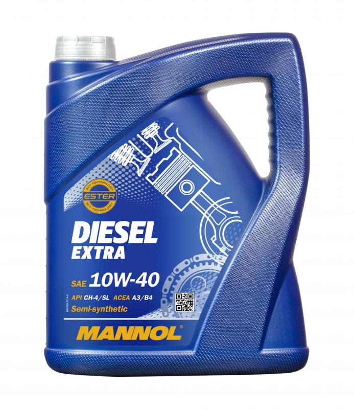 7504 MANNOL DIESEL EXTRA 10W40 5 л. Полусинтетическое моторное масло 10W-40