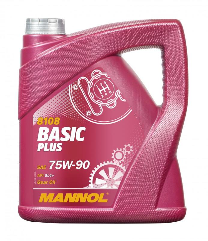 8108 MANNOL BASIC PLUS GETRIEBEOEL 75W90 4 л. Синтетическое трансмиссионное масло 75W-90