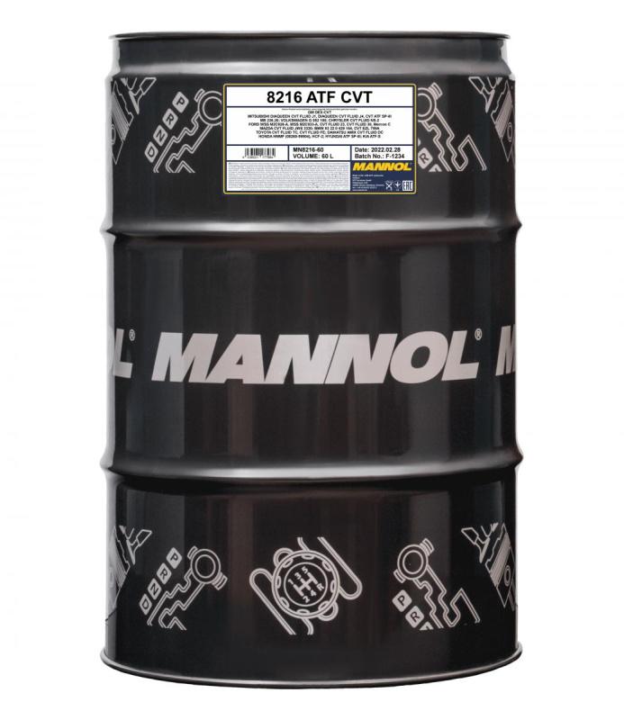 8216 MANNOL ATF CVT 60 л. Синтетическое трансмиссионное масло