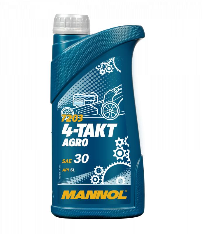 7203 MANNOL 4-TAKT AGRO SAE 30 1 л. Моторное масло для садовой техники