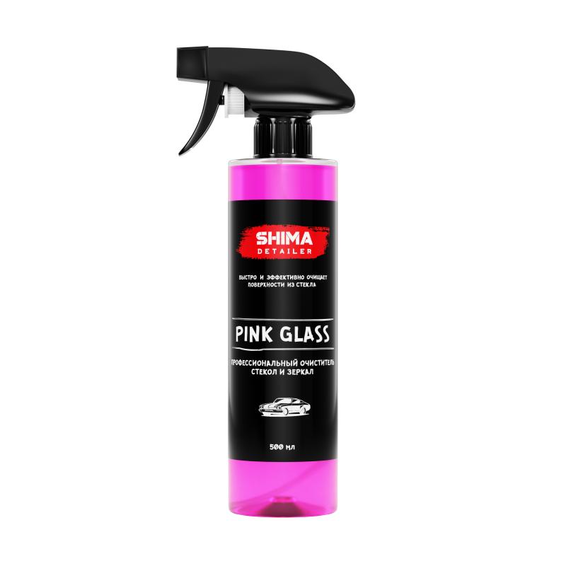 SHIMA DETAILER "PINK GLASS" 500 мл. Профессиональный очиститель стекол и зеркал