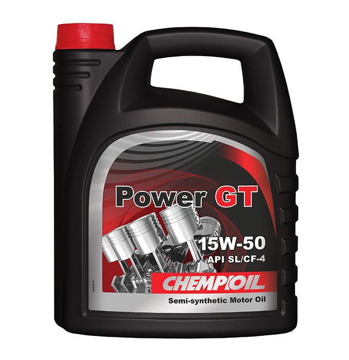 9503 CHEMPIOIL POWER GT 15W50 4 л. Полусинтетическое моторное масло 15W-50